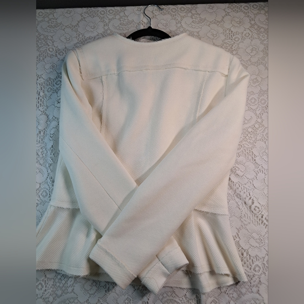 NWT H&M White JACKET Size 8 - Picture 3 of 16